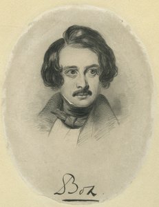 Charles Dickens, gravé par Boz
